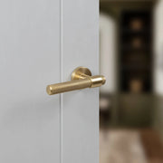Atlantic Senza Pari Andretta Door Handle Pack (Euro Lock Set - 2.5" CE Sashlock, 4" Fire Rated Hinges x3)