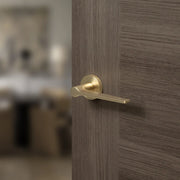 Atlantic Senza Pari Laviano Door Handle Pack (3 Lever Lock Set - 3" CE Sashlock, 4" Fire Rated Hinges x3)