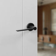 Atlantic Senza Pari Laviano Door Handle Pack (Euro Lock Set - 2.5" CE Sashlock, 3" Fire Rated Hinges x3)