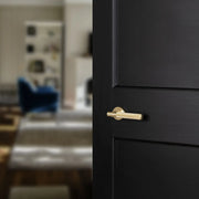Atlantic Senza Pari Rosarno Door Handle Pack (Bathroom Set - 2.5" CE Bathroom Lock, 4" Fire Rated Hinges x3)