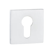 Atlantic Tupai Rapido 5S Line Euro Escutcheons on 5mm Slimline Square Rose