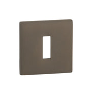 Atlantic Tupai Rapido 5S Line Key Escutcheons on 5mm Slimline Square Rose