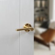 Atlantic Senza Pari Darrio Door Handle Pack (Euro Lock Set - 3" CE Sashlock, 4" Fire Rated Hinges x3)