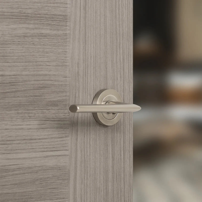 Atlantic STATUS Alabama Door Handle Pack (3 Lever Lock Set - 3" CE Sashlock, 4" Fire Rated Hinges x3)
