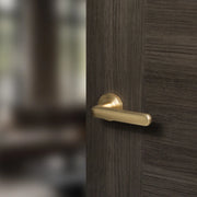 Atlantic STATUS Carolina Door Handle Pack (Bathroom Set - 3" CE Bathroom Lock, 4" Fire Rated Hinges x3)
