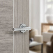 Atlantic STATUS Nebraska Door Handle Pack (3 Lever Lock Set - 2.5" CE Sashlock, 4" Fire Rated Hinges x3)