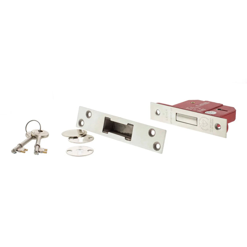 Atlantic 5 Lever Key Deadlock [BS] 3"