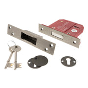 Atlantic 5 Lever Key Deadlock [BS] Keyed Alike 3"