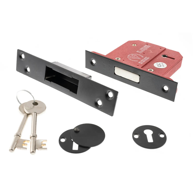 Atlantic 5 Lever Key Deadlock [BS] Keyed Alike 3"