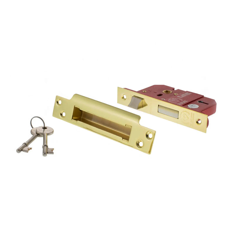 Atlantic 5 Lever Key Sashlock [BS] Keyed Alike 3"