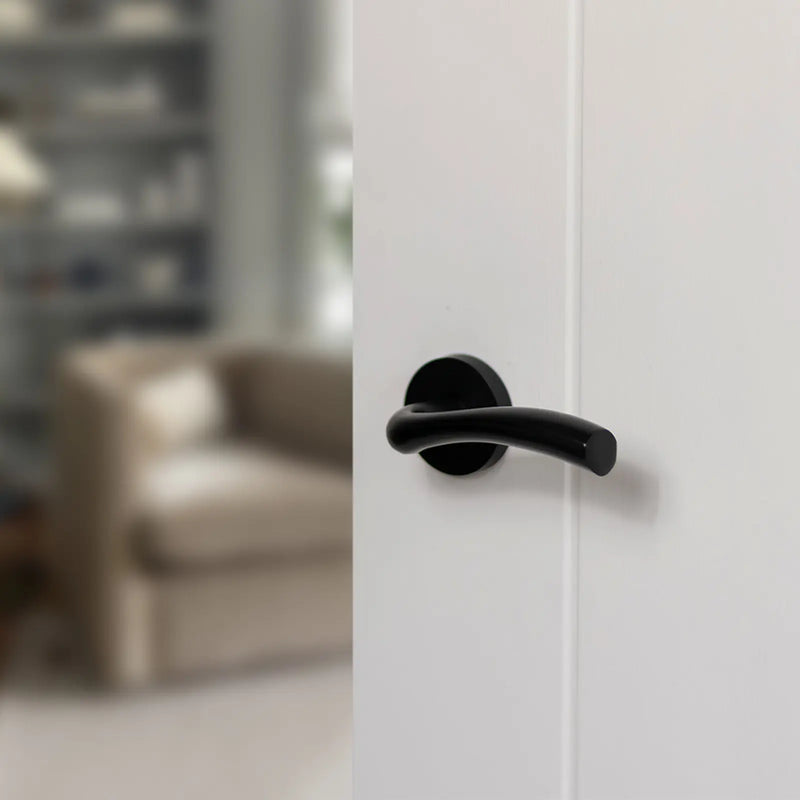 Atlantic STATUS Texas Door Handle Pack (Euro Lock Set - 3" CE Sashlock, 4" Fire Rated Hinges x3)