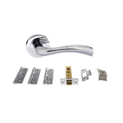 Atlantic STATUS Texas Door Handle Pack (Latch Set - 2.5" CE Latch, 3" Fire Rated Hinges x3)