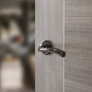 Atlantic STATUS Texas Lever Door Handle on Round Rose