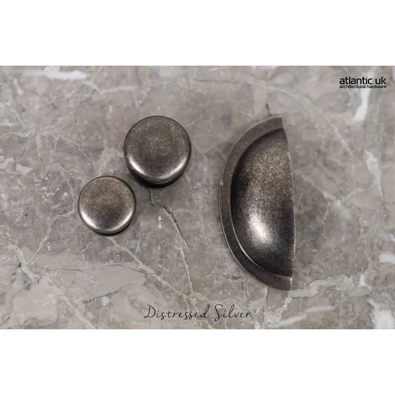 Atlantic Old English Lincoln Solid Brass Victorian Knob 38mm on Concealed Fix