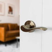 Atlantic Old English Warwick Door Handle Pack (Bathroom Set - 3" CE Bathroom Lock, 3" Fire Rated Hinges x3)