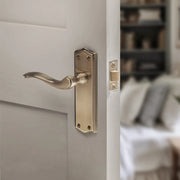 Atlantic Old English Warwick Door Handle Pack (Latch Set - 2.5" CE Latch, 4" Slim Knuckle Hinges x2)