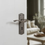 Atlantic Old English Warwick Door Handle Pack (Latch Set - 2.5" CE Latch, 4" Slim Knuckle Hinges x2)