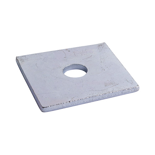 TIMCO Square Plate Washers Silver — Bag