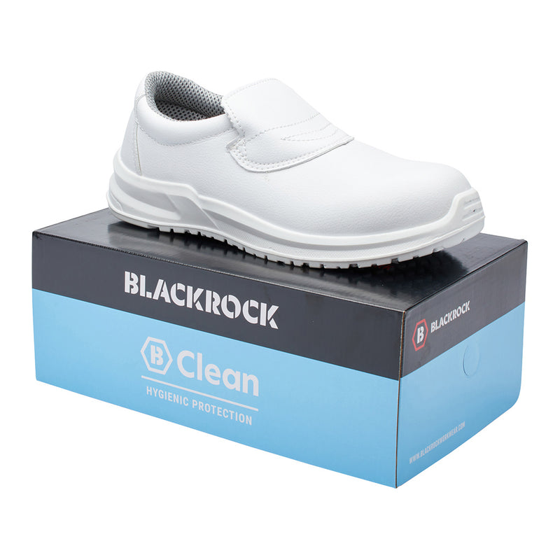 Blackrock Hygiene Slip-On Shoe - White size 3