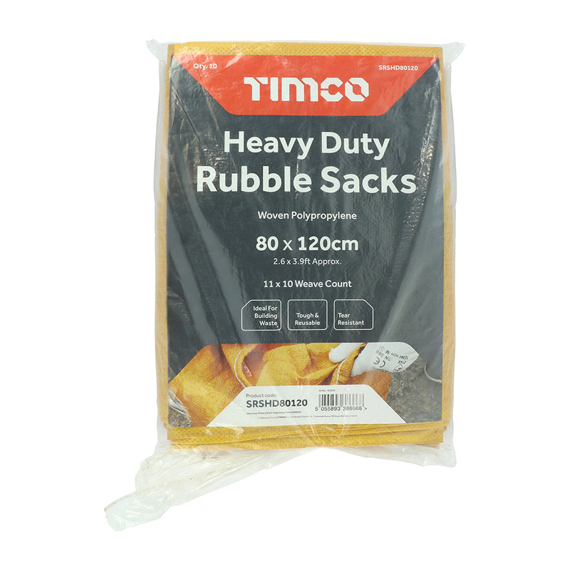 TIMCO Heavy Duty Rubble Sacks
