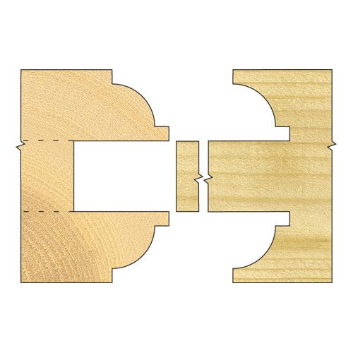 C077AX1/4TC - Shoulder profile cutter