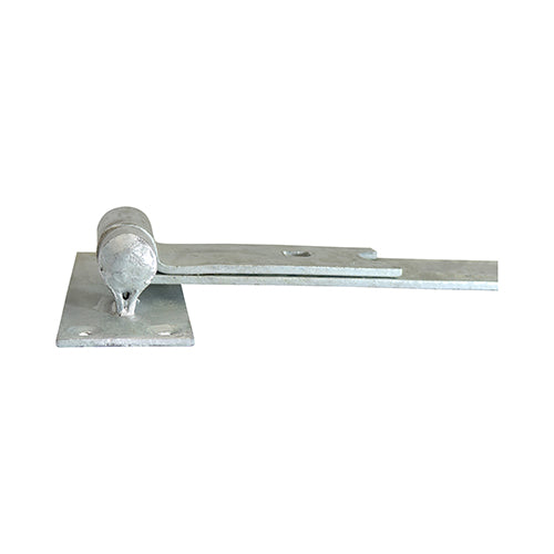 TIMCO Straight Band & Hook On Plates Hinges Black - 250mm