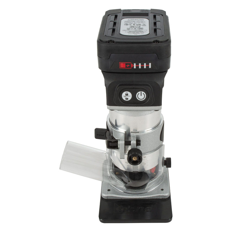 T18S/R14T2 - Cordless ¼” Trim Router (1x 4Ah) 18V UK & Ireland only