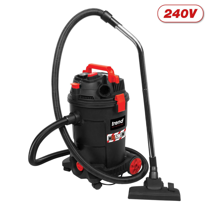 T33A - 1200W Wet & Dry M-Class Dust Extractor 240V UK & Ireland only