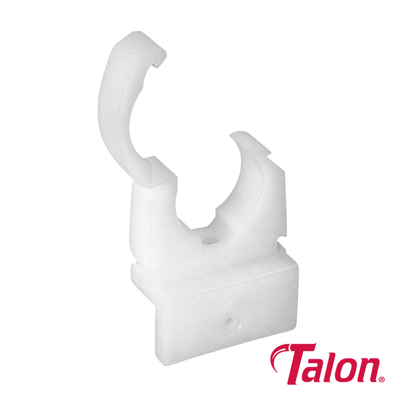 Talon EZ Joist Pipe Clips White - 15mm