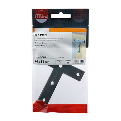 TIMCO Tee Plates Silver