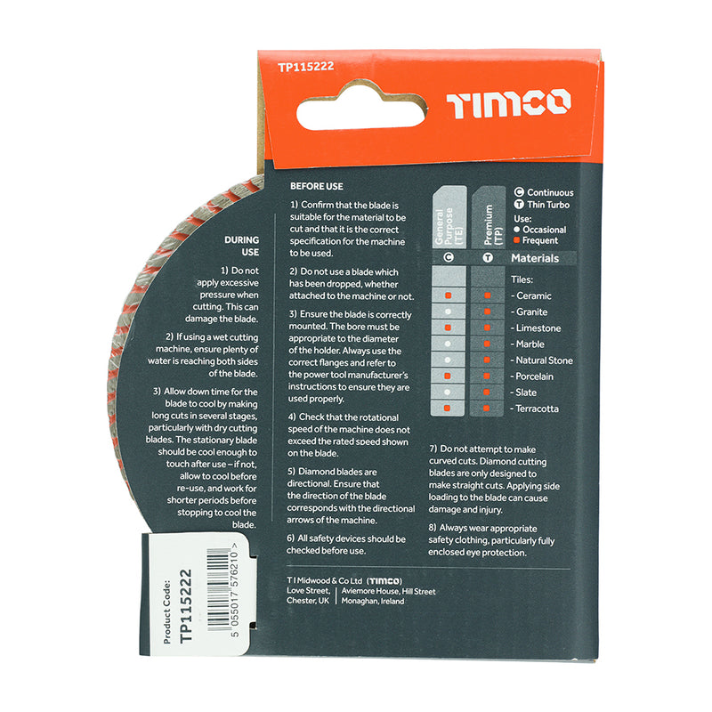 TIMCO Premium Tile & Ceramic Blade