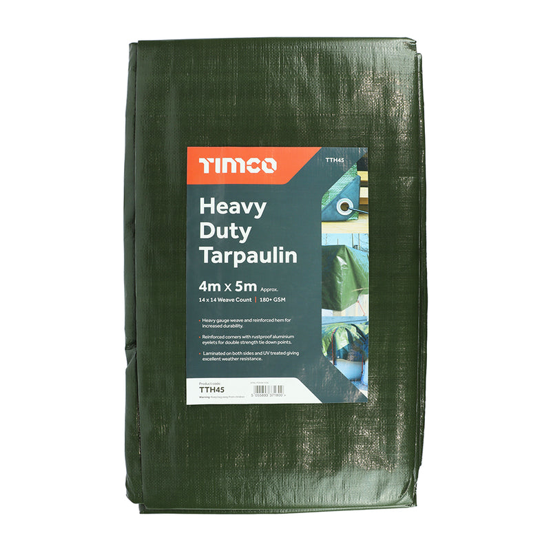 TIMCO Heavy Duty Tarpaulin Green