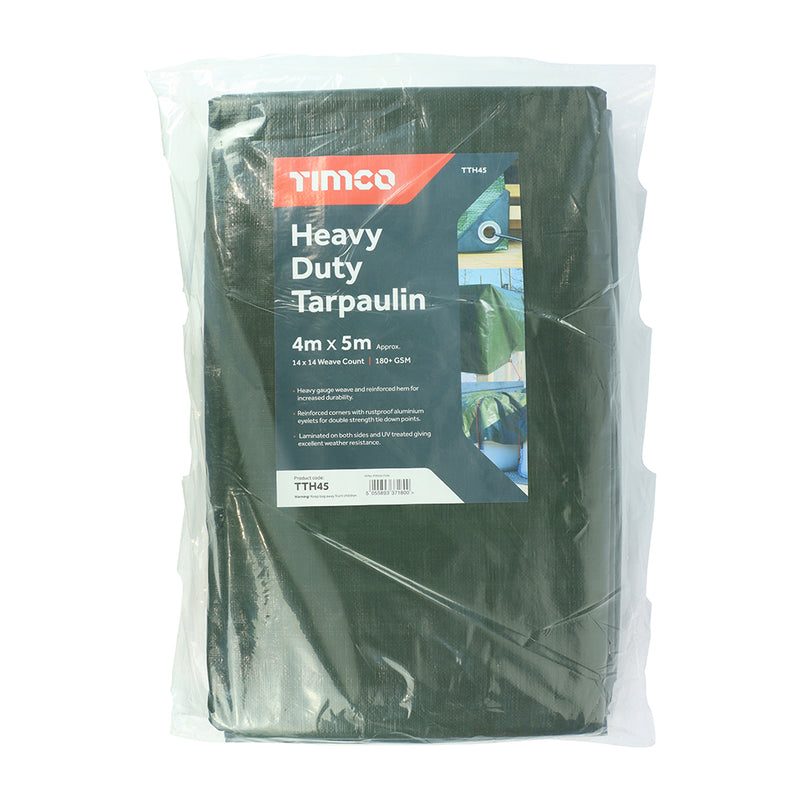 TIMCO Heavy Duty Tarpaulin Green