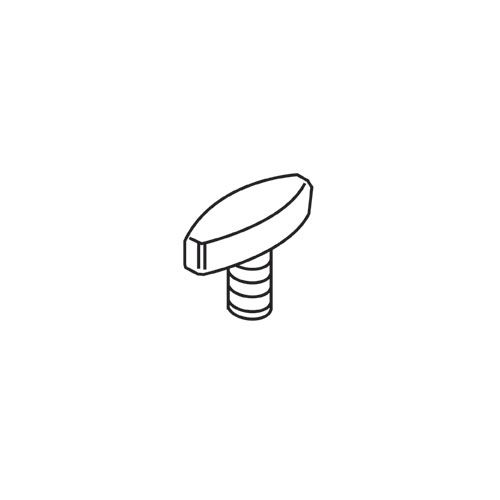 WP-KNOB/18 - Knob M6 x 15mm wing male