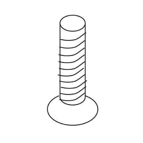 WP-SCW/11 - M5 x 16mm countersunk Pozi machine screw - UK only