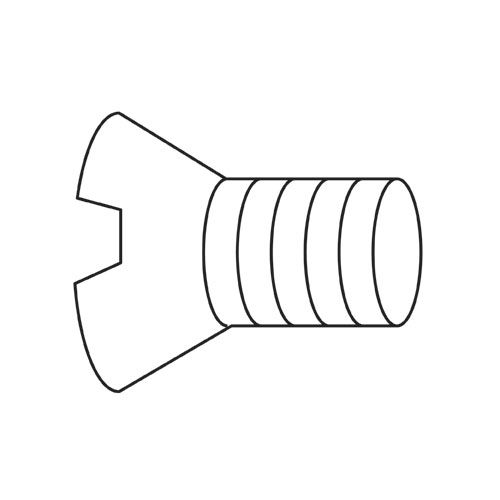 WP-SCW/66 - M4 x 6mm countersunk Pozi machine screw - UK only