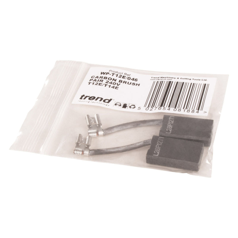 WP-T12E/046 - Carbon Brush 240V (1 PR) T12 & T14