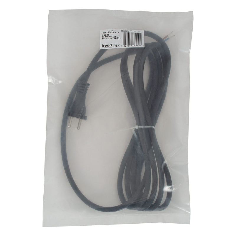 WP-T12EUR/075 - Euro Plug 230V for T12 & T14