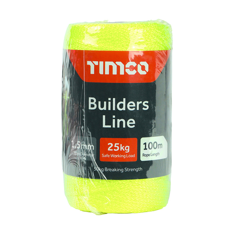 TIMCO Nylon Builders Line Pink - 1.5mm x 100m
