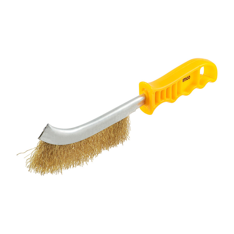 TIMCO Blue Handle Wire Brush S/Steel - 255mm